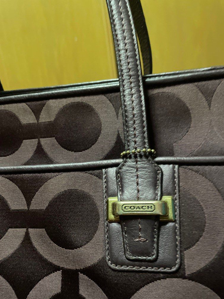 Dark purple sales coach bag