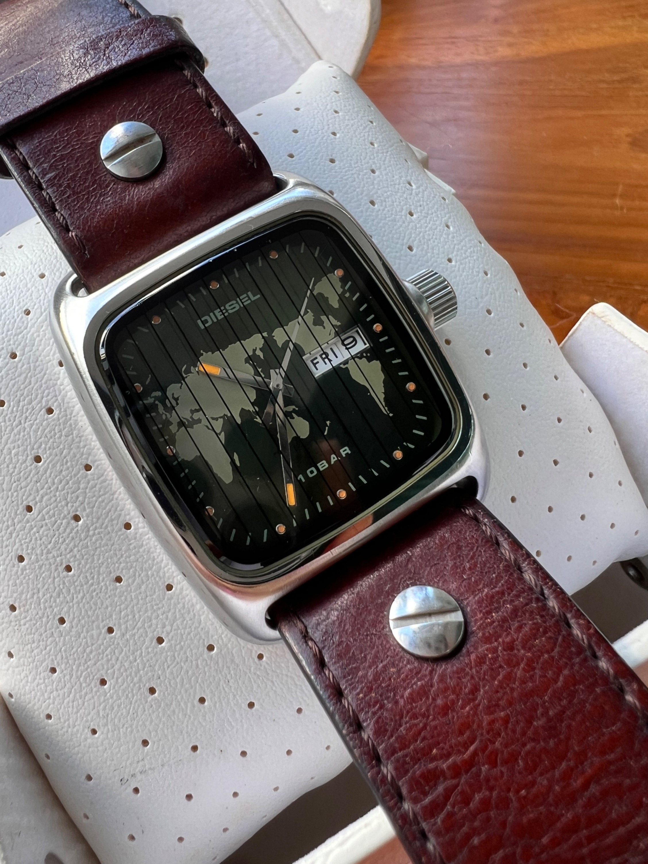 Diesel stainless steel watch, Luxury, Watches on Carousell