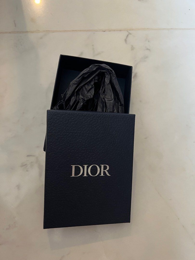 Dior blue box (Category: Luxury Accessories) located in Quezon City. Submitted by outlet18 (Listing ID 1266681274, Image 2). Description: brandnew perfect for wallet or belt .