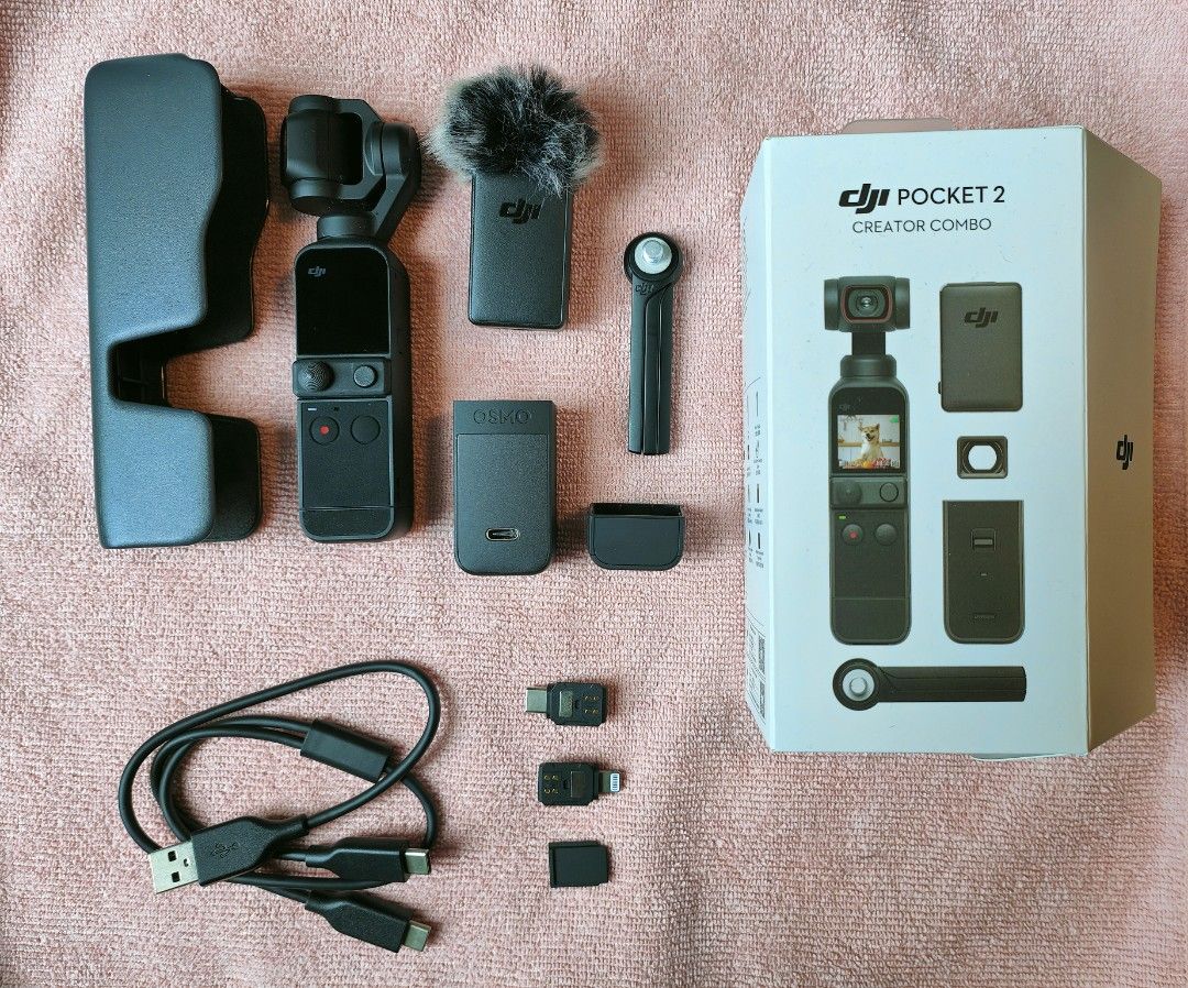 DJI Osmo Pocket 2 Creator Combo w FREE 256gb Sandisk 1yr International Warranty