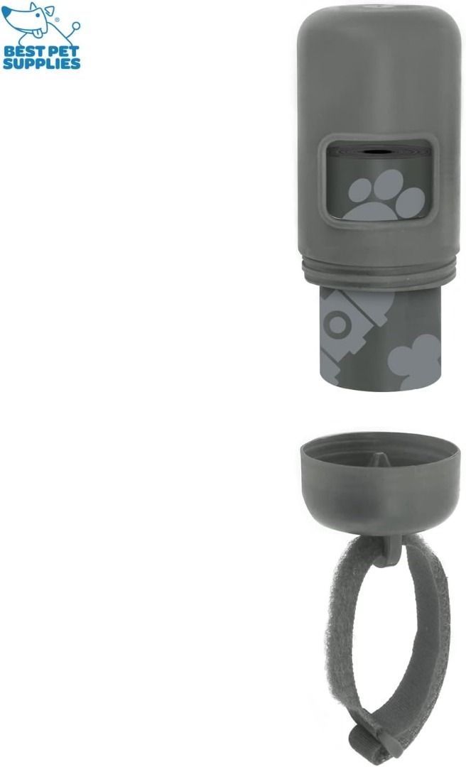Dog Poop Bag Holder Leash Attachment Reusable Dispenser for Travel