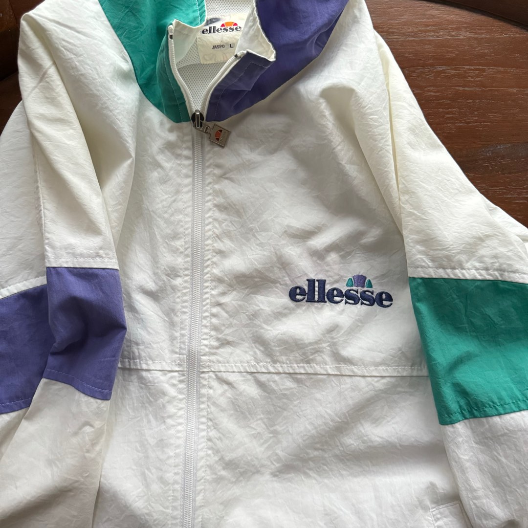 Purple blue hotsell and white windbreaker