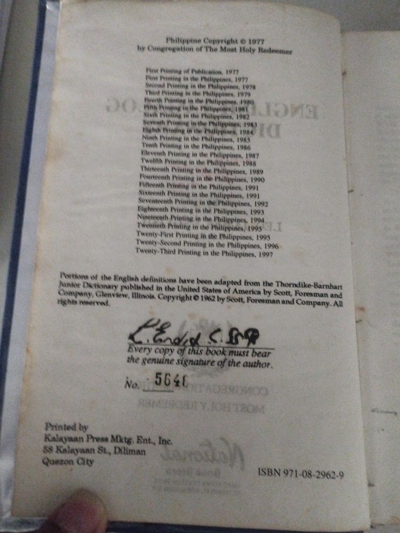 Eng-Tag Dictionary (Category: Textbooks) located in Manila. Submitted by biblia (Listing ID 1266667705, Image 3). Description: .
