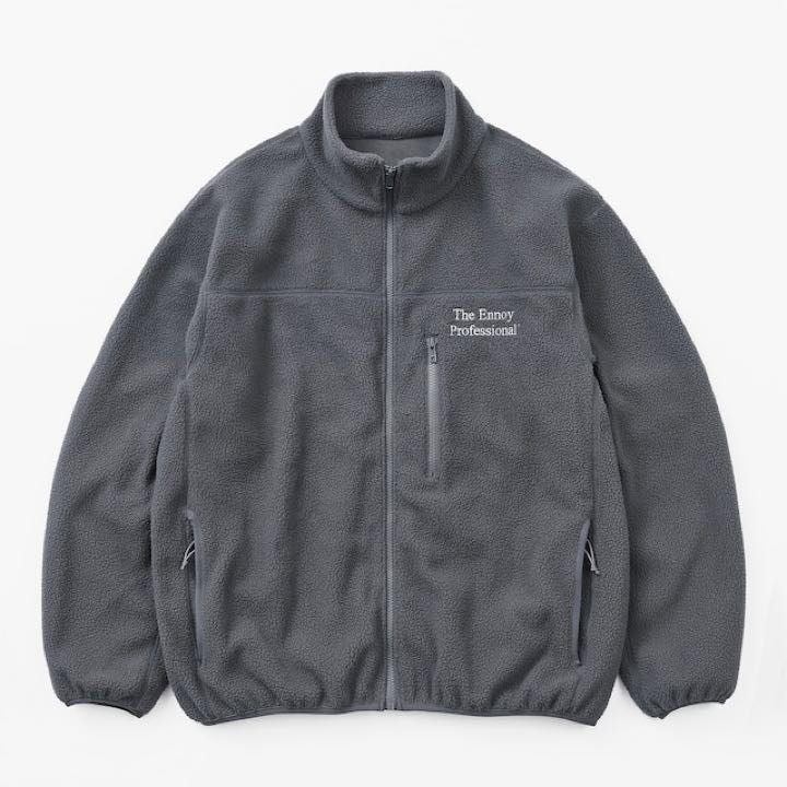 Ennoy Professional City Fleece 22年版灰色白字, 男裝, 外套及戶外