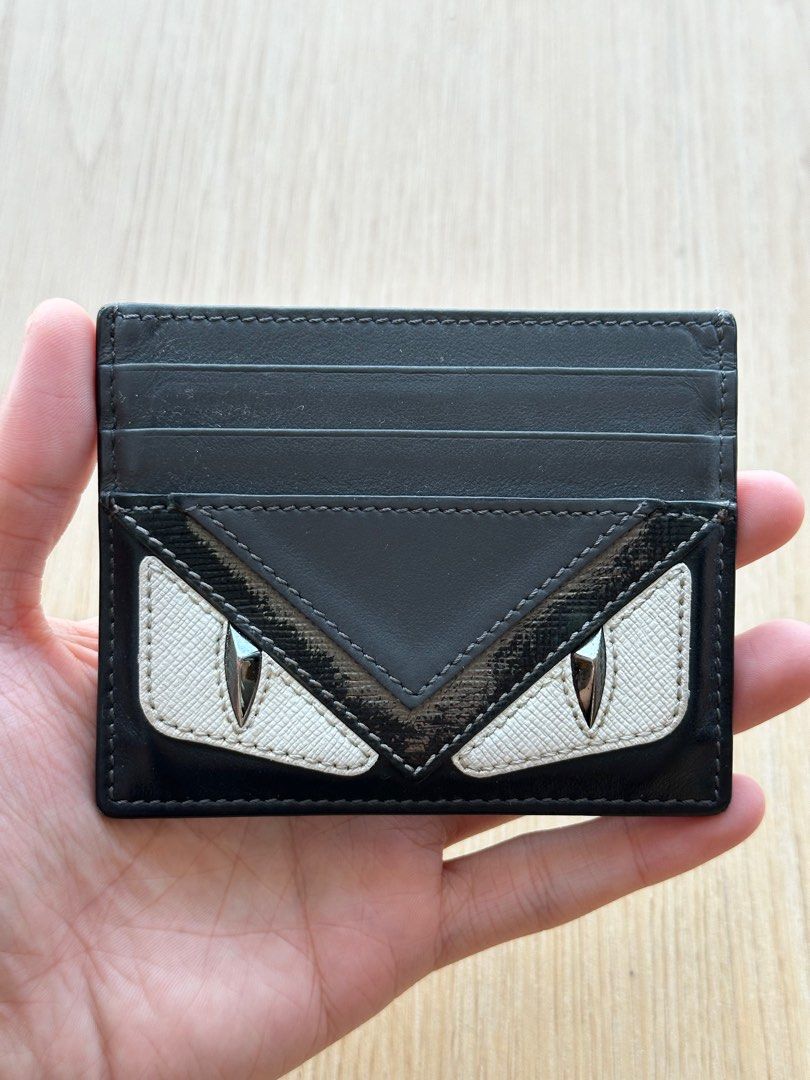 Fendi outlet eyes cardholder