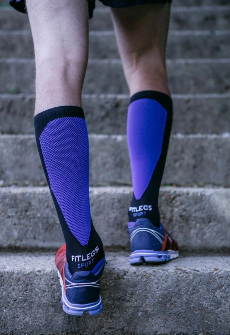 Fitlegs sport compression sicks, Men's Fashion, Activewear on Carousell