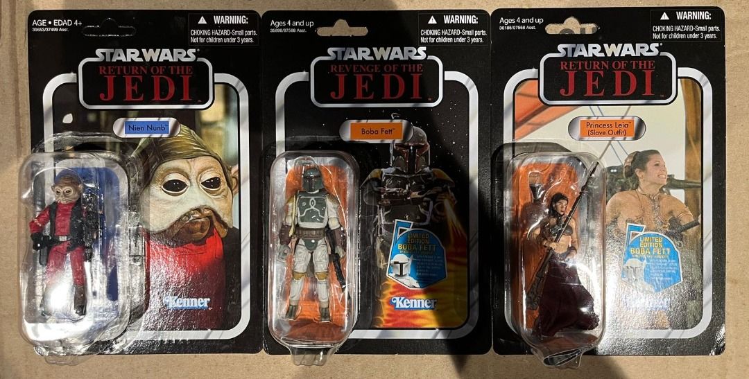 For Sale Kenner Star Wars Action Figures vintage collection leia bikini skywalker anakin darth vader obi wan kenobi gammorean guard chewbacca trooper