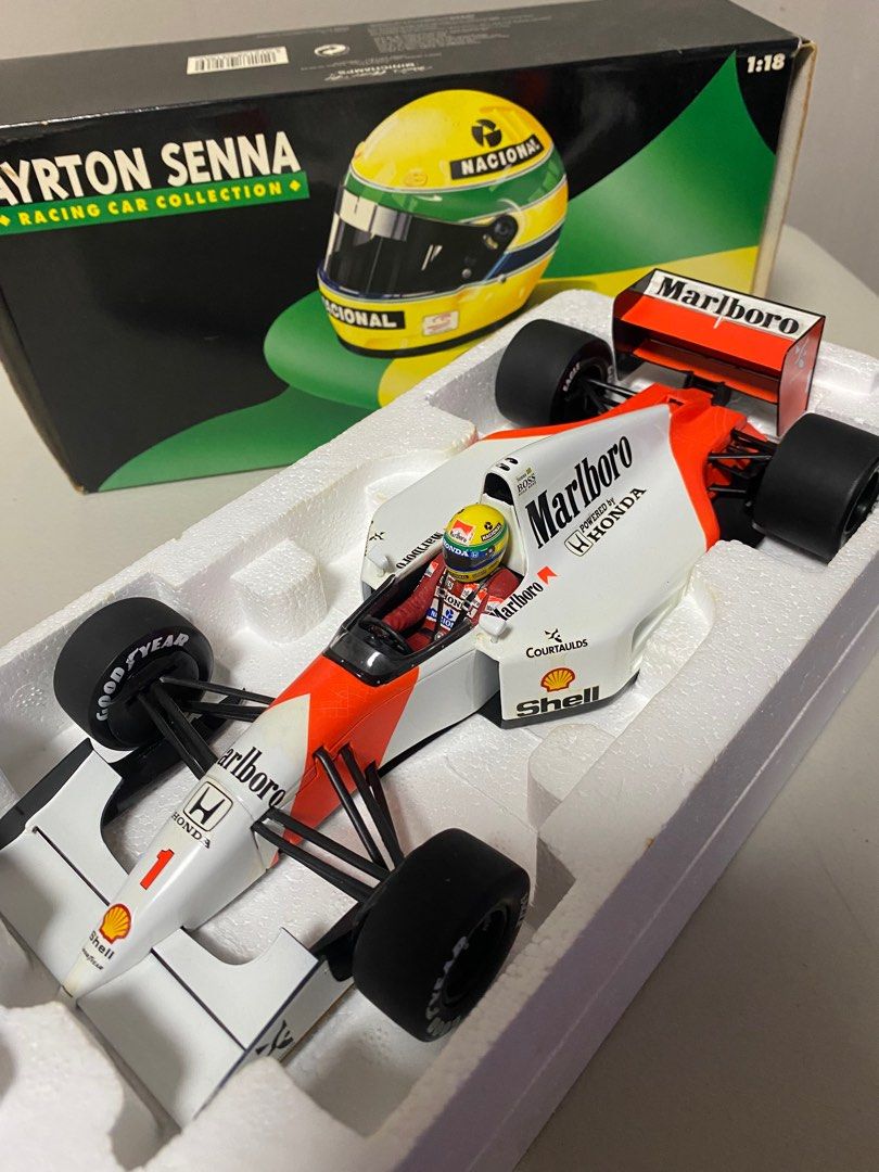 Formula 1 Minichamps Senna, Hobbies & Toys, Memorabilia & Collectibles