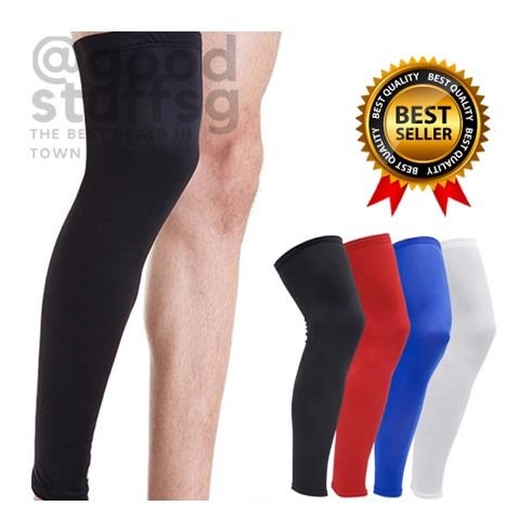 FREE 🚚] 1Pc Leg Compression Sleeve Women Men Basketball Sports Footless Calf  Compression, Health & Nutrition, Braces, Support & Protection on Carousell