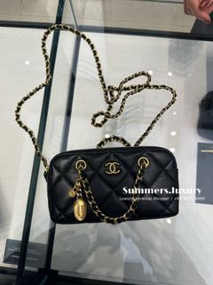 100+ affordable chanel deauville bowling bag For Sale, Luxury