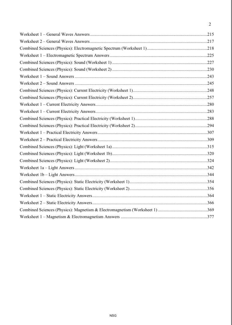 GCE O LEVEL SEC 3 SEC 4 COMBINED SCIENCE PHYSICS CHEMISTRY BIOLOGY EXAM