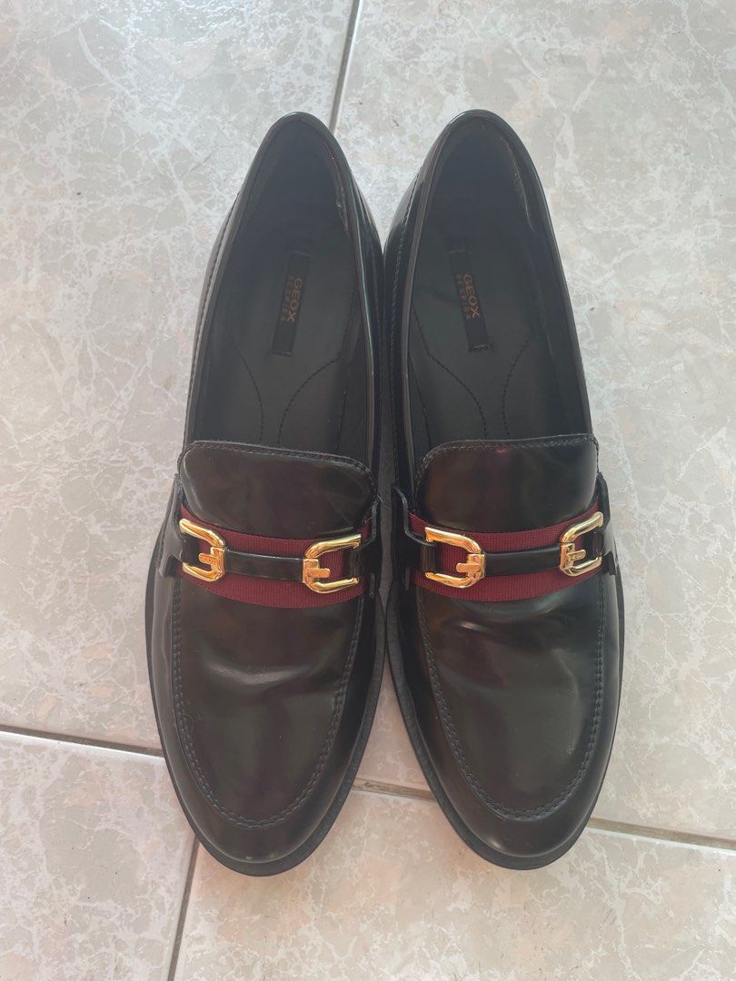 Geox Black Loafers women Women s Fashion Footwear Loafers on