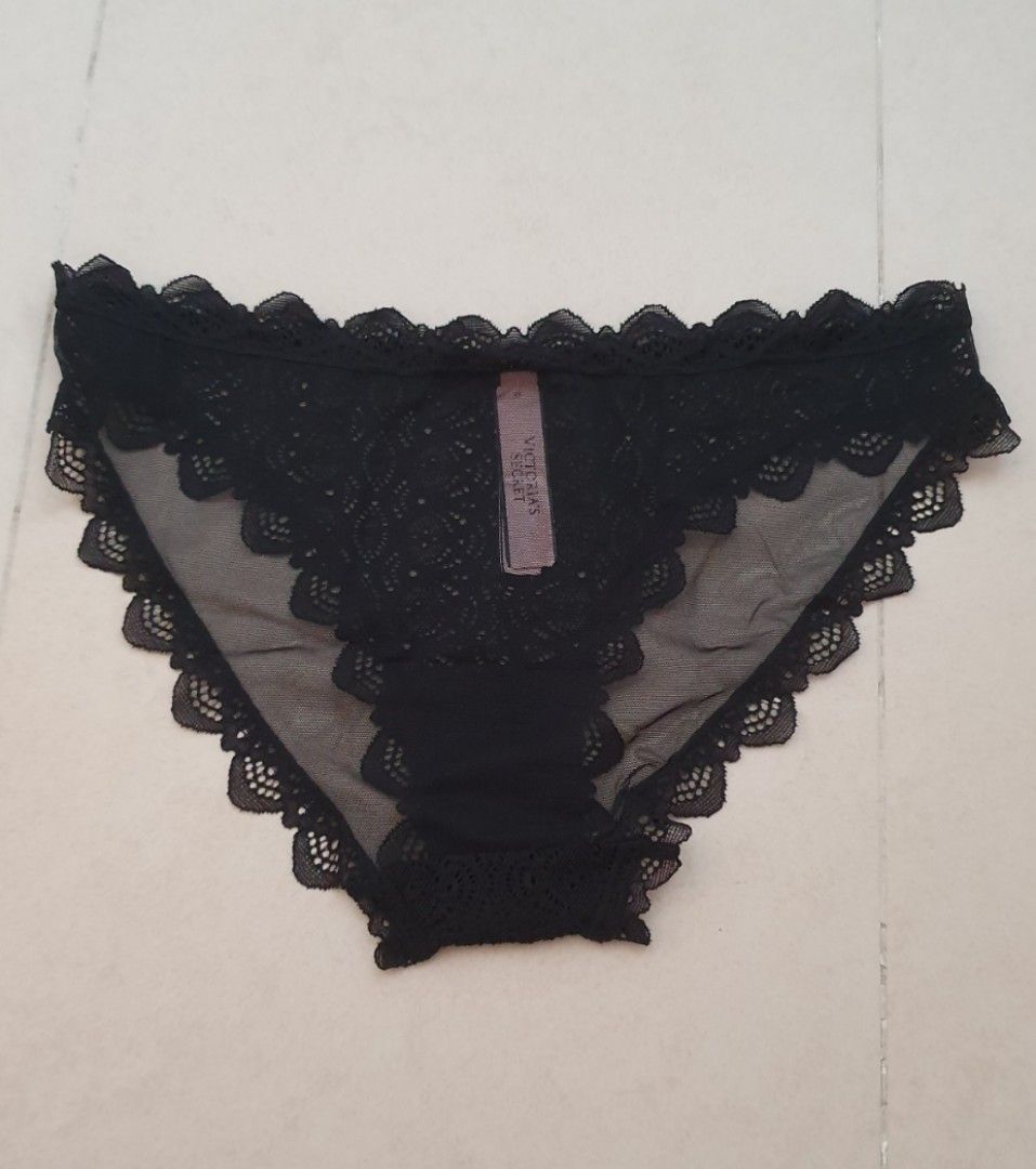 SALE📬[RP$23] BNWT Brand New With Tag Authentic VS Victoria's Secret Sexy  Full Lace Black Pantie Underwear (M) No Bargain / No Free Mail, Women's  Fashion, New Undergarments & Loungewear on Carousell