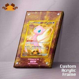Gold Mew 151 Custom Card Frame