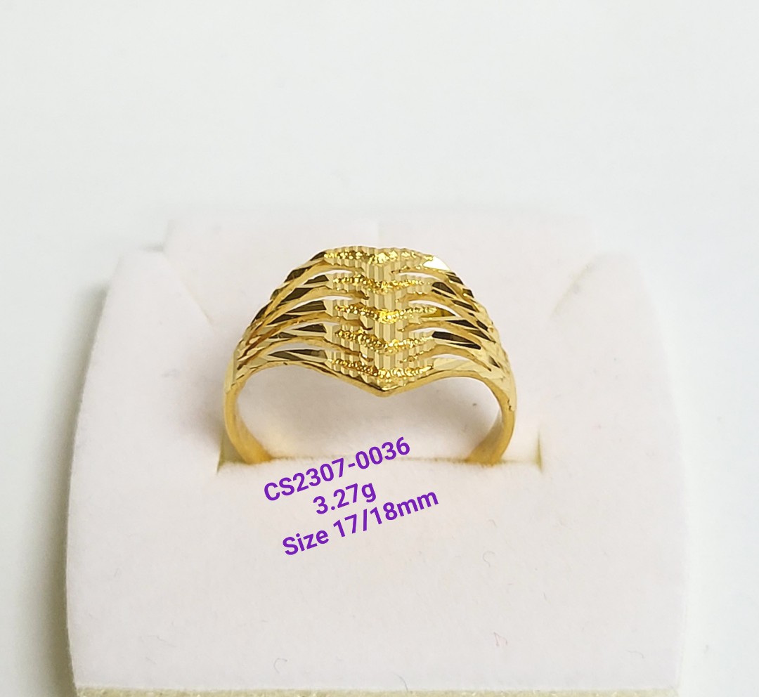 Gold ring design sale for female new