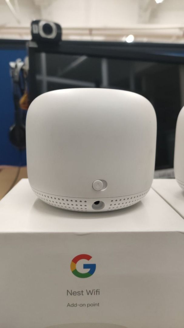 Google Nest Wifi System (Set of 3) (Category: Networking) located in Quezon City. Submitted by johnluigie.pagal (Listing ID 1266725363, Image 3). Description: For sale Google Nest Wifi System Php 12,000 (Negotiable) Set Inclusion: 1 - Router unit with Box 1 - Add-on Point (With Box) 1 - Add-on Point (No Box) Add-on Point can be purchased alone Php 3,500.00 each RFS: Upgrading Wifi System at home Cubao Area .