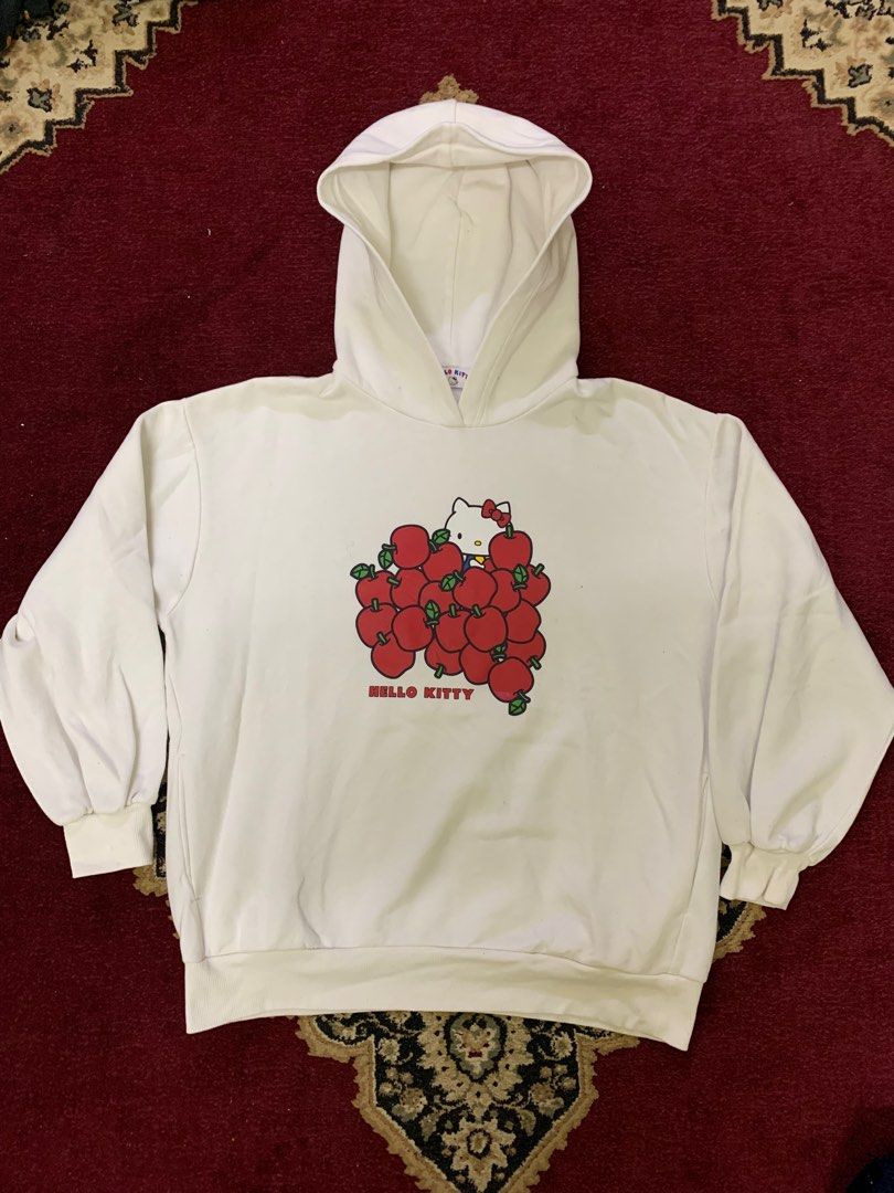 GU X Hello Kitty Pullover Hoodie Men s Fashion Tops Sets