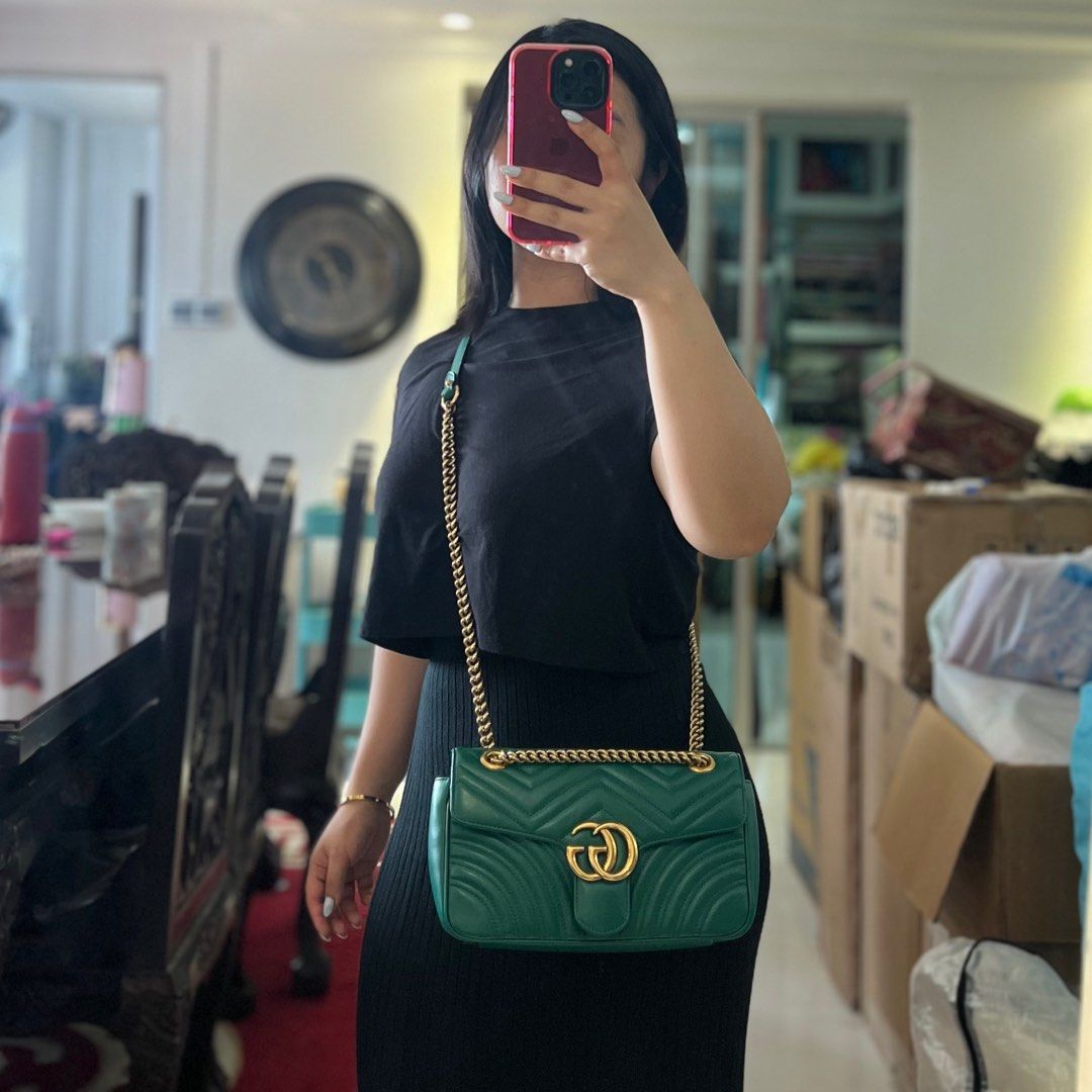 Gg marmont small new arrivals matelassé shoulder ba