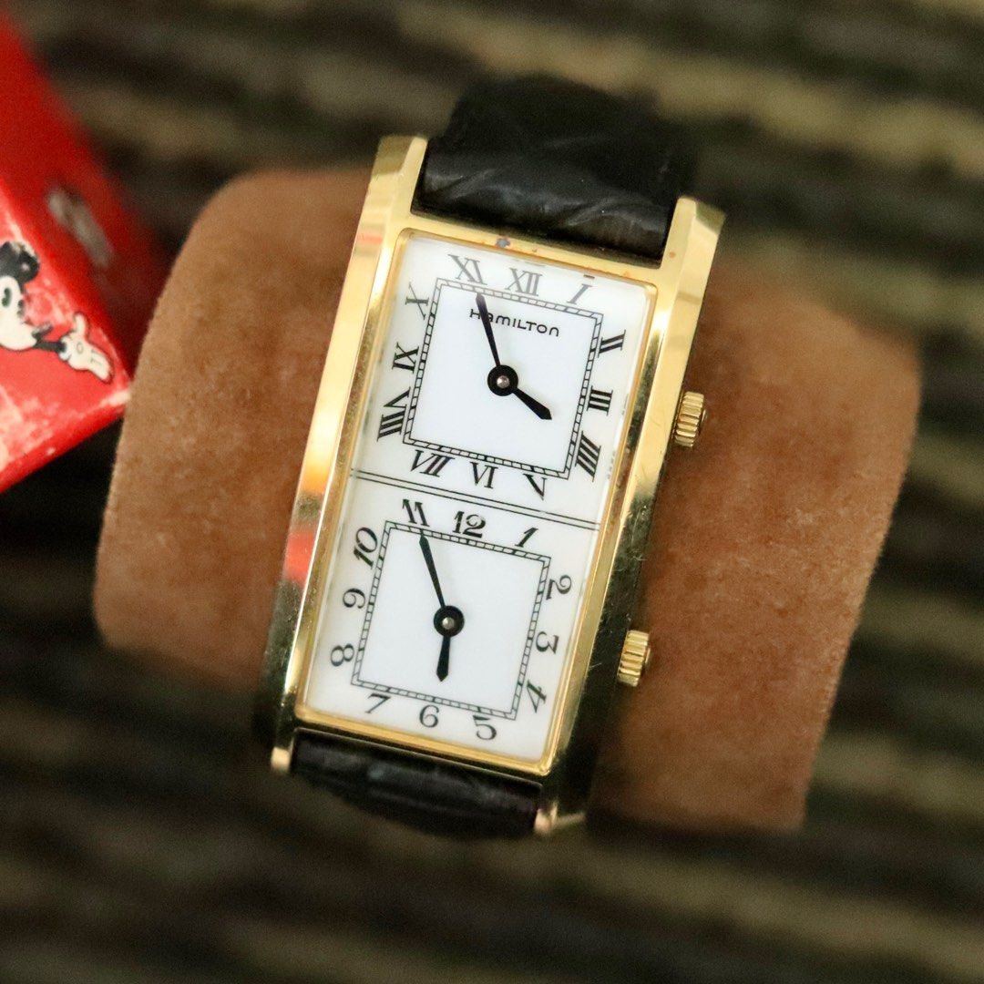 Hamilton dual hot sale time watch