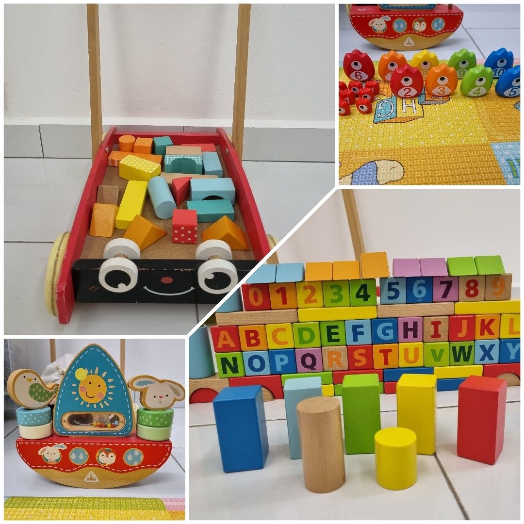 Gogo toys wooden magnetic hot sale blocks