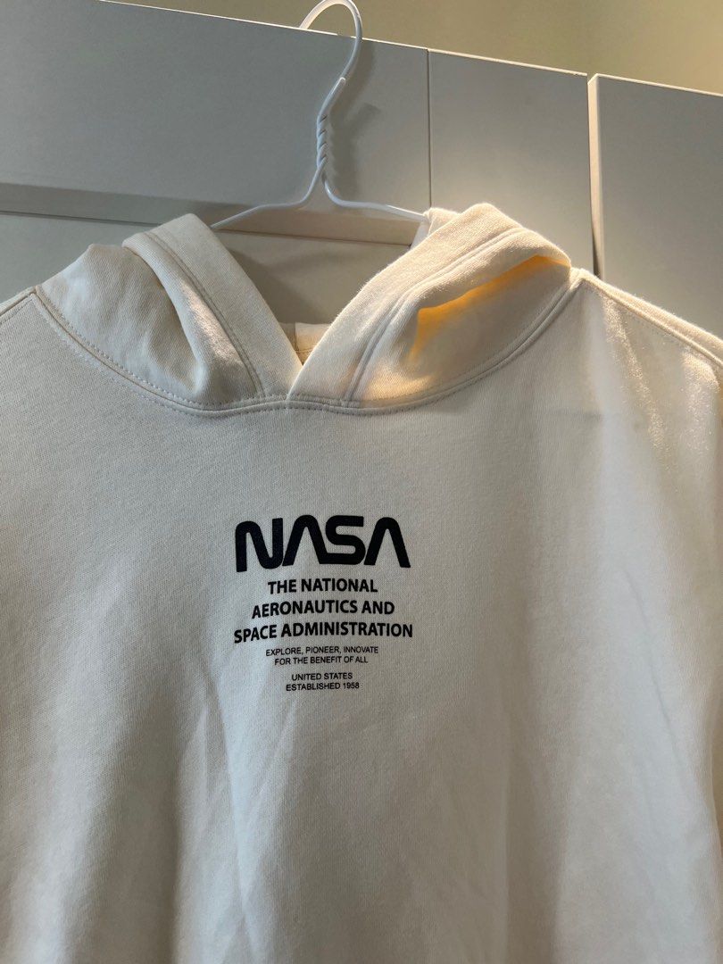 Nasa cream hoodie hot sale