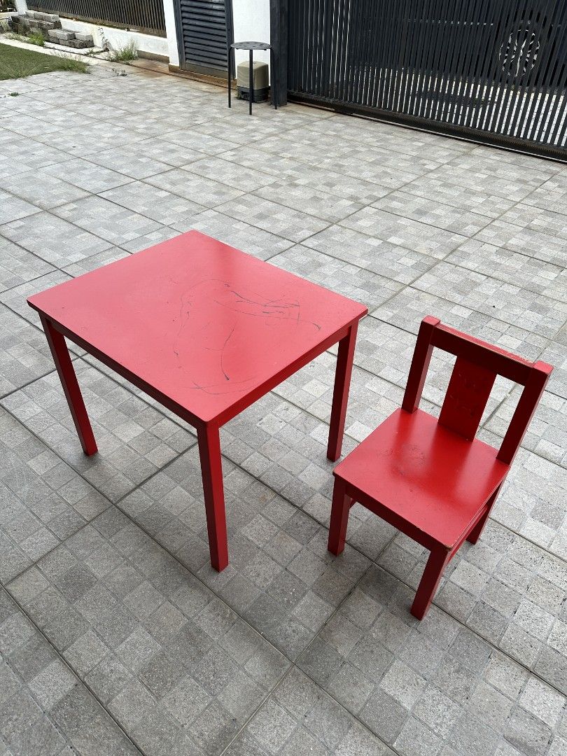 Ikea Kids Table and Chair Kritter Babies Kids Baby Nursery