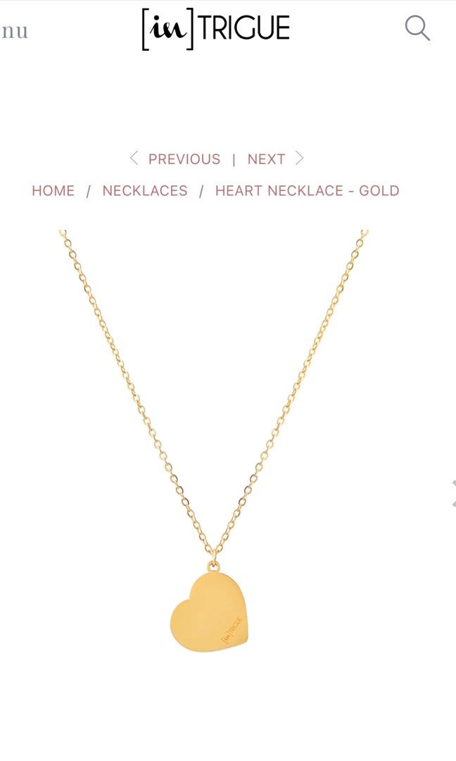 Next heart necklace new arrivals
