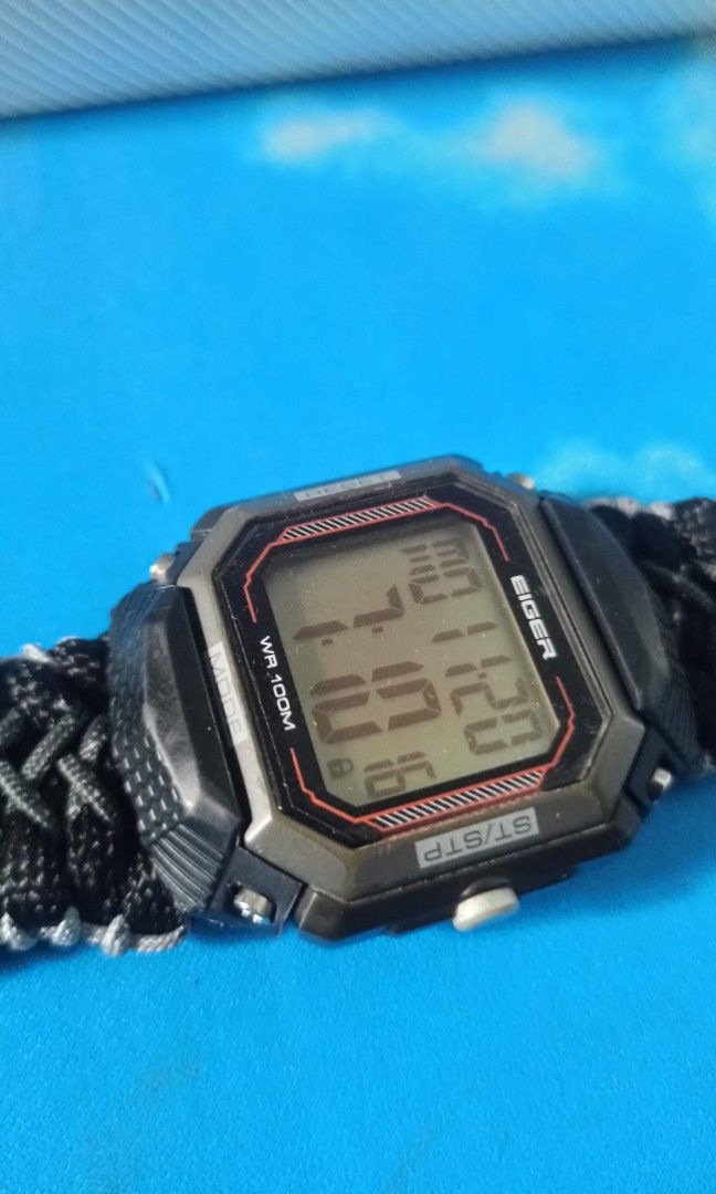 jam tangan layar sentuh eiger ballistic strap paracord, Fesyen Pria