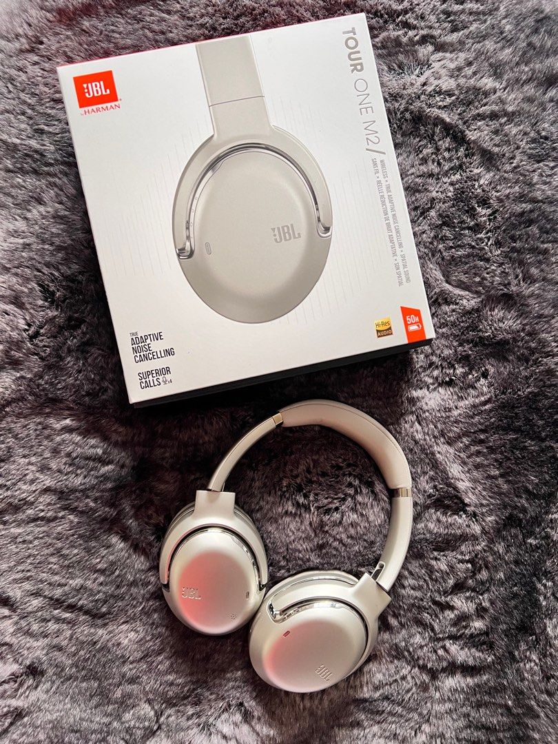 JBL TOUR ONE M2 (Champagne color) Noise Canceling Headphones, Audio,  Headphones & Headsets on Carousell