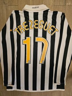 Jersey in frame juventus home  ls 06/07 trezeguet original size L