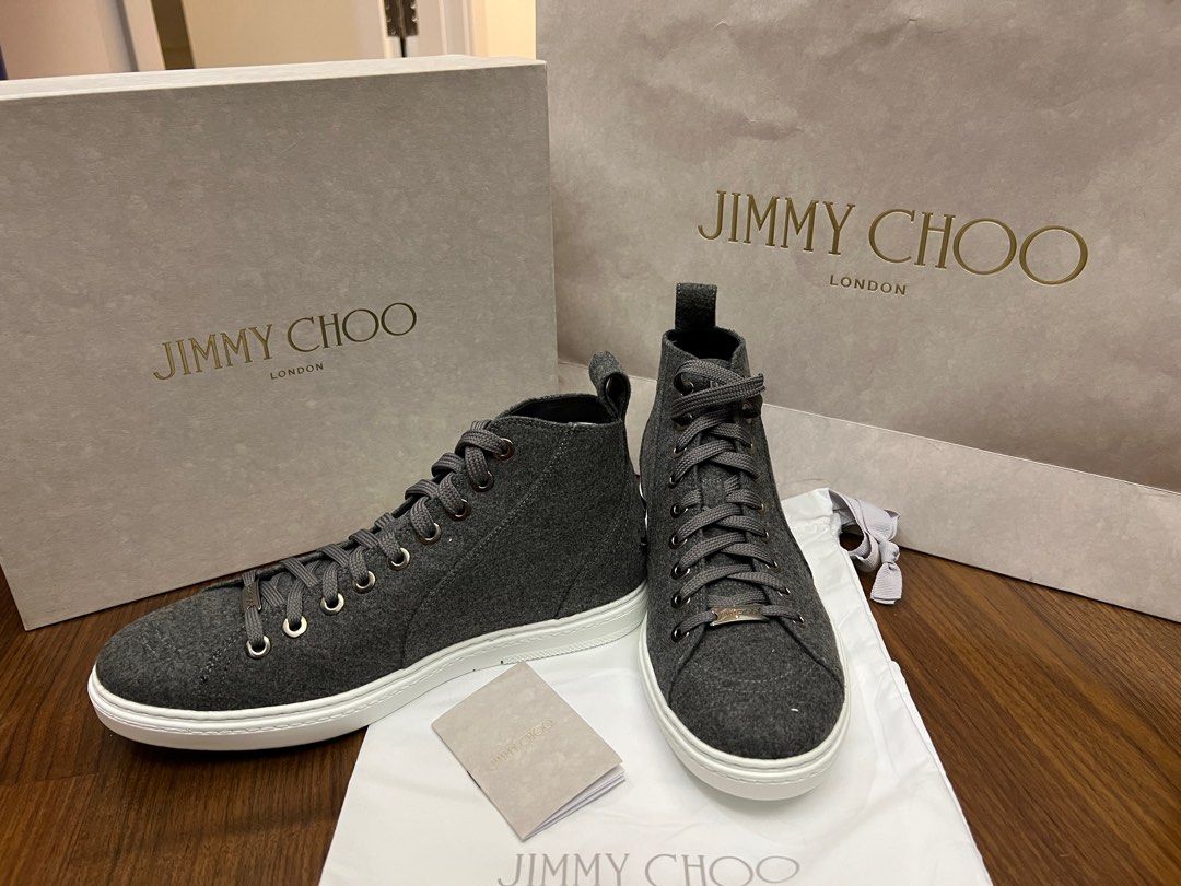 Jimmy choo colt high top deals trainers
