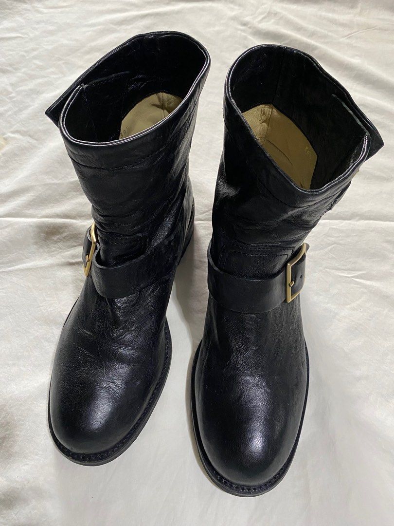 Jimmy choo mid calf boots discount