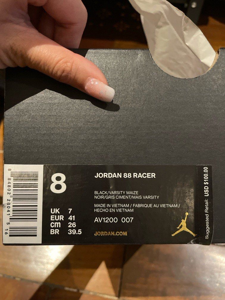 Jordan 88 racer infrared 2025