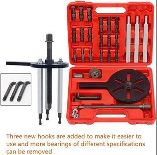 Kanonaki 21in1Bearing Disassembly Puller Inner Hole Puller Removal Tool Three-jaw Puller Set