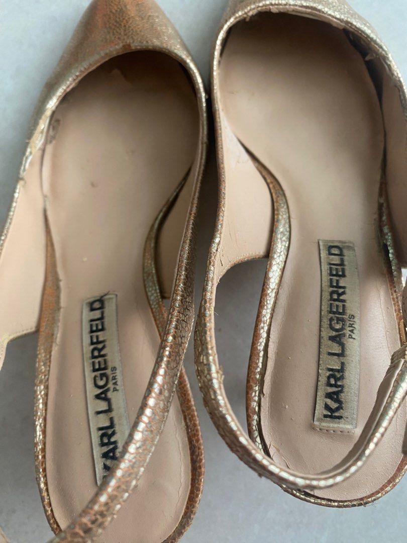 Karl lagerfeld kitten heels store