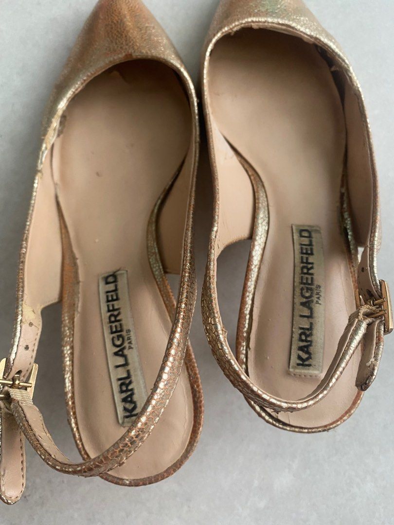 Karl lagerfeld kitten heels cheap