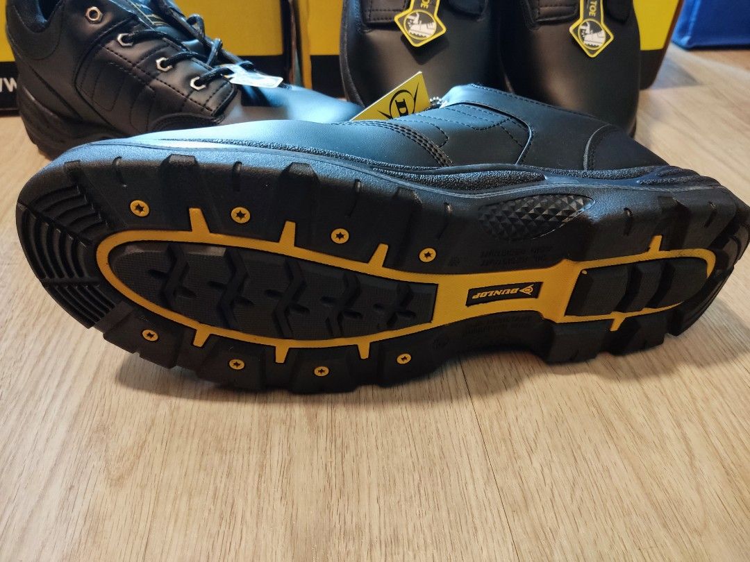 Kasut Safety Boot Saiz Besar Dunlop UK15.0 US16.0 Men s Fashion Footwear Boots on Carousell