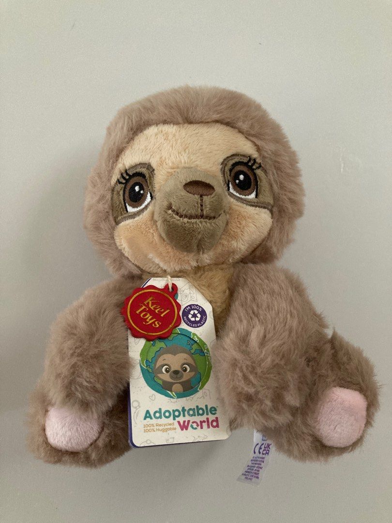 Keel Animals Sloth Small Plush Soft Toy Hobbies Toys Toys