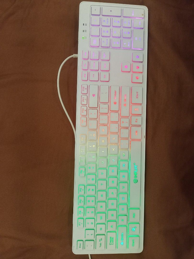 KEYBOARD WITH LED LIGHTS, Computers & Tech, Parts & Accessories ...