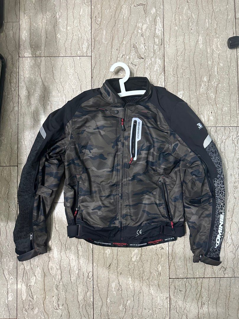 Komine Riding jacket, Motorcycles, Motorcycle Apparel on Carousell