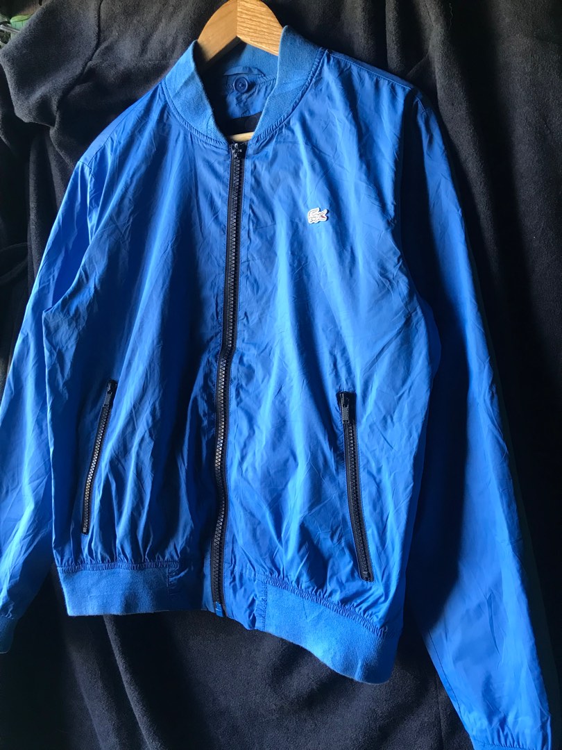 Lacoste bomber jacket, Men's Fashion, Activewear on Carousell