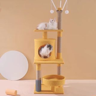 Left 1 each - Assembled Vibrant Cat Condo