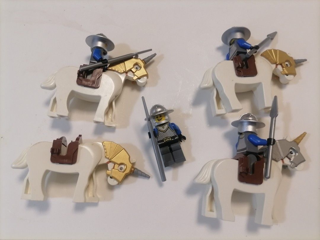 Lego Knight Army Soldier and Horses, Hobbies & Toys, Toys & Games on