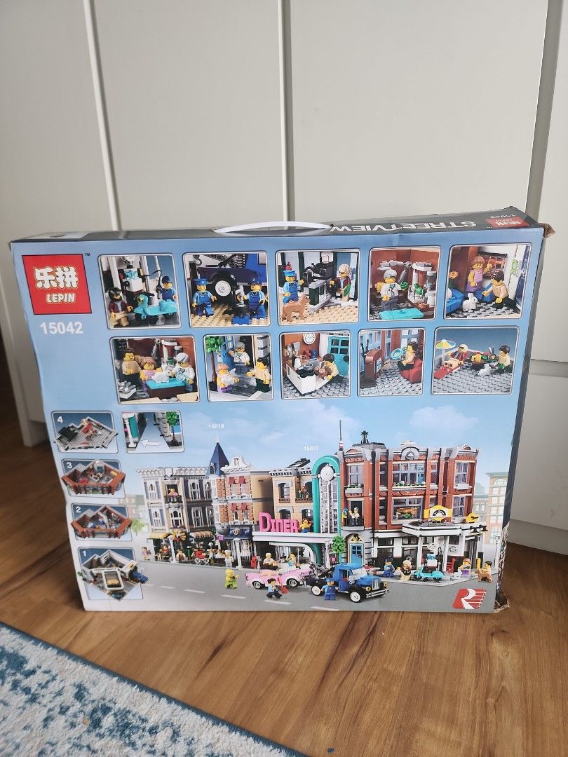Lepin garage corner sales