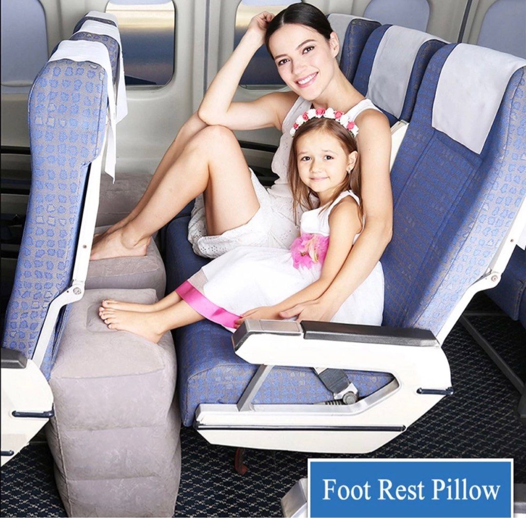 Inflatable travel on sale foot pillow