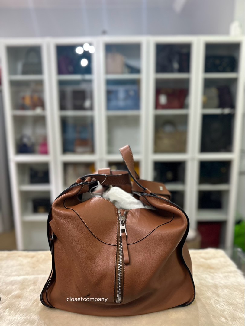 Loewe Large Hammock Bag Brown Soft Grained Calfskin