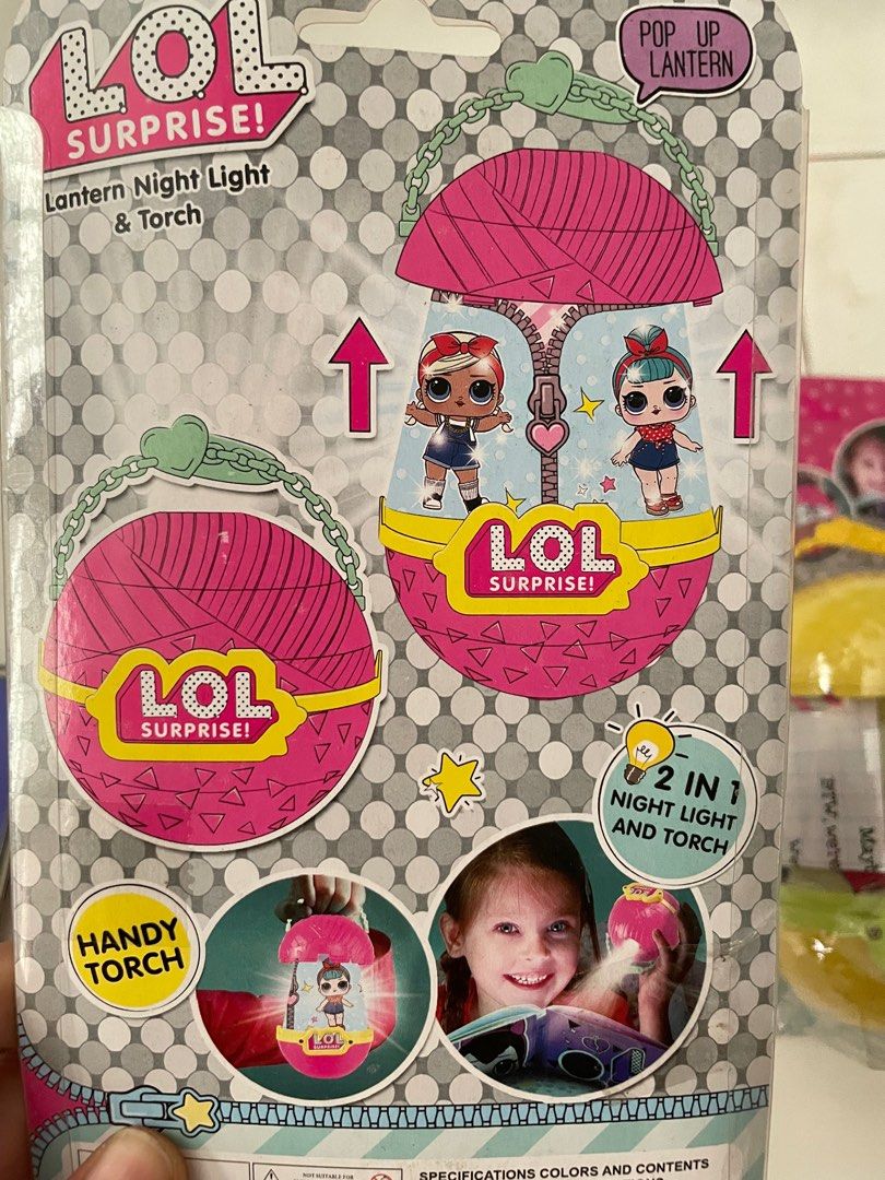 LOL surprise pattern night light torch