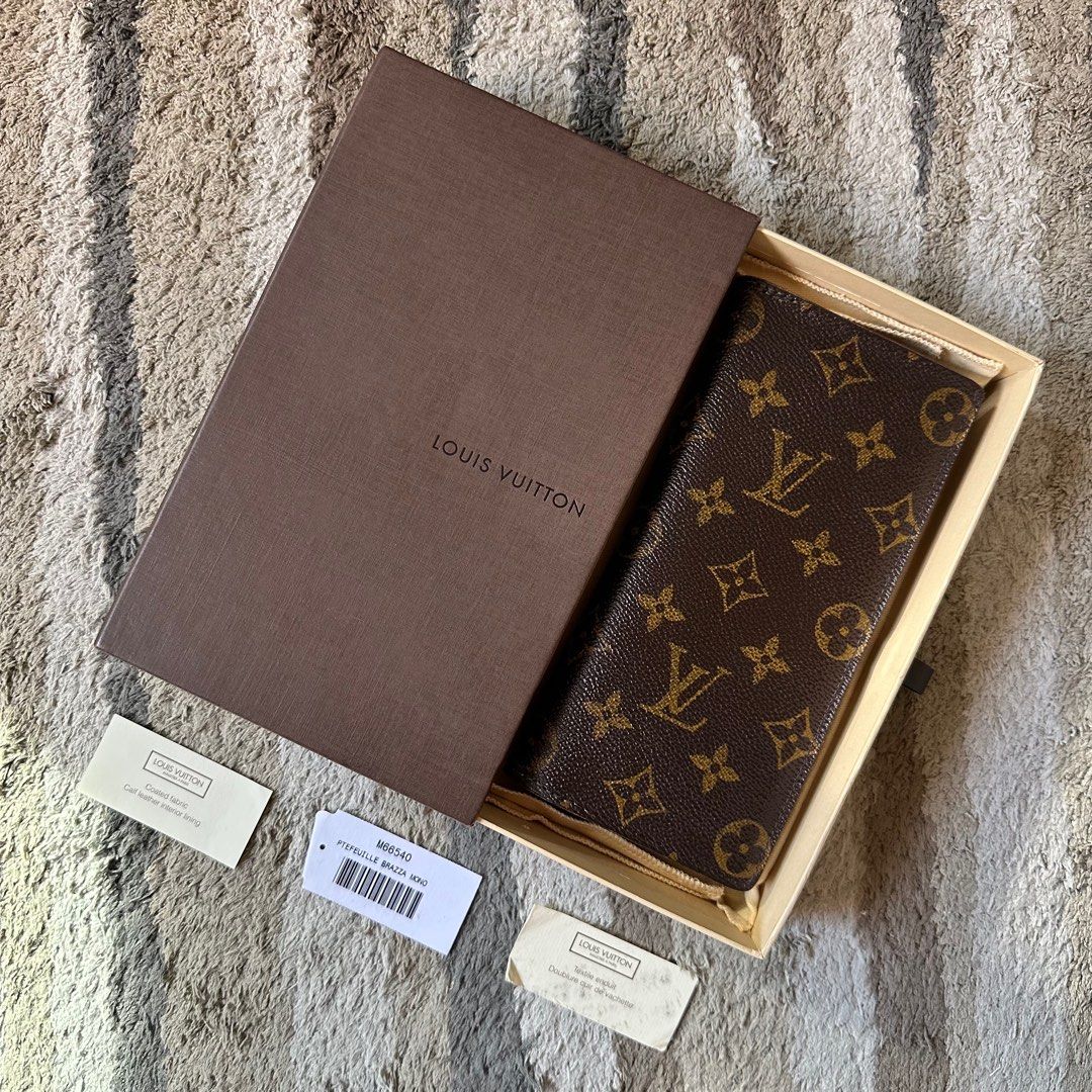Louis Vuitton LV Men's Brazza long wallet - limited edition off-white,  Men's Fashion, Watches & Accessories, Wallets & Card Holders on Carousell