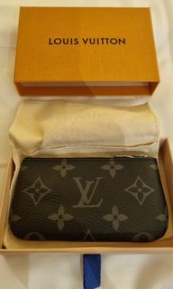 coin card holder leather small bag Louis Vuitton x Nigo White in Leather -  17511952