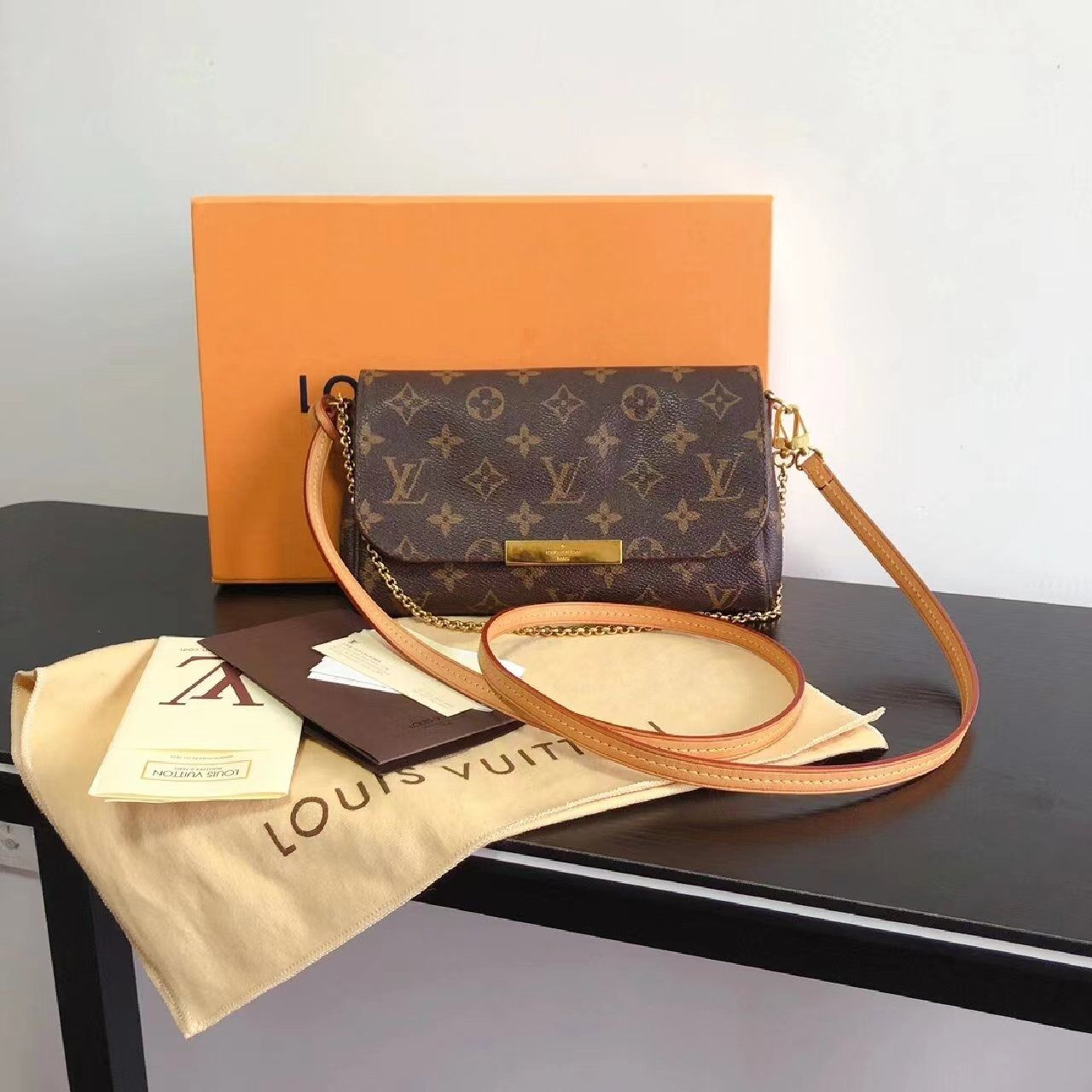 Louis Vuitton FAVORITE PM M40717 NEW Authentic bought in LV in